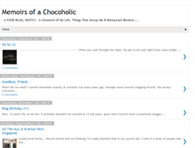 Tablet Screenshot of memoirsofachocoholic.com